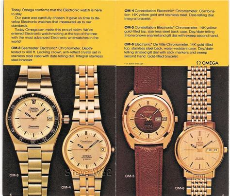 omega watch catalogue 1973|omega slimline watch.